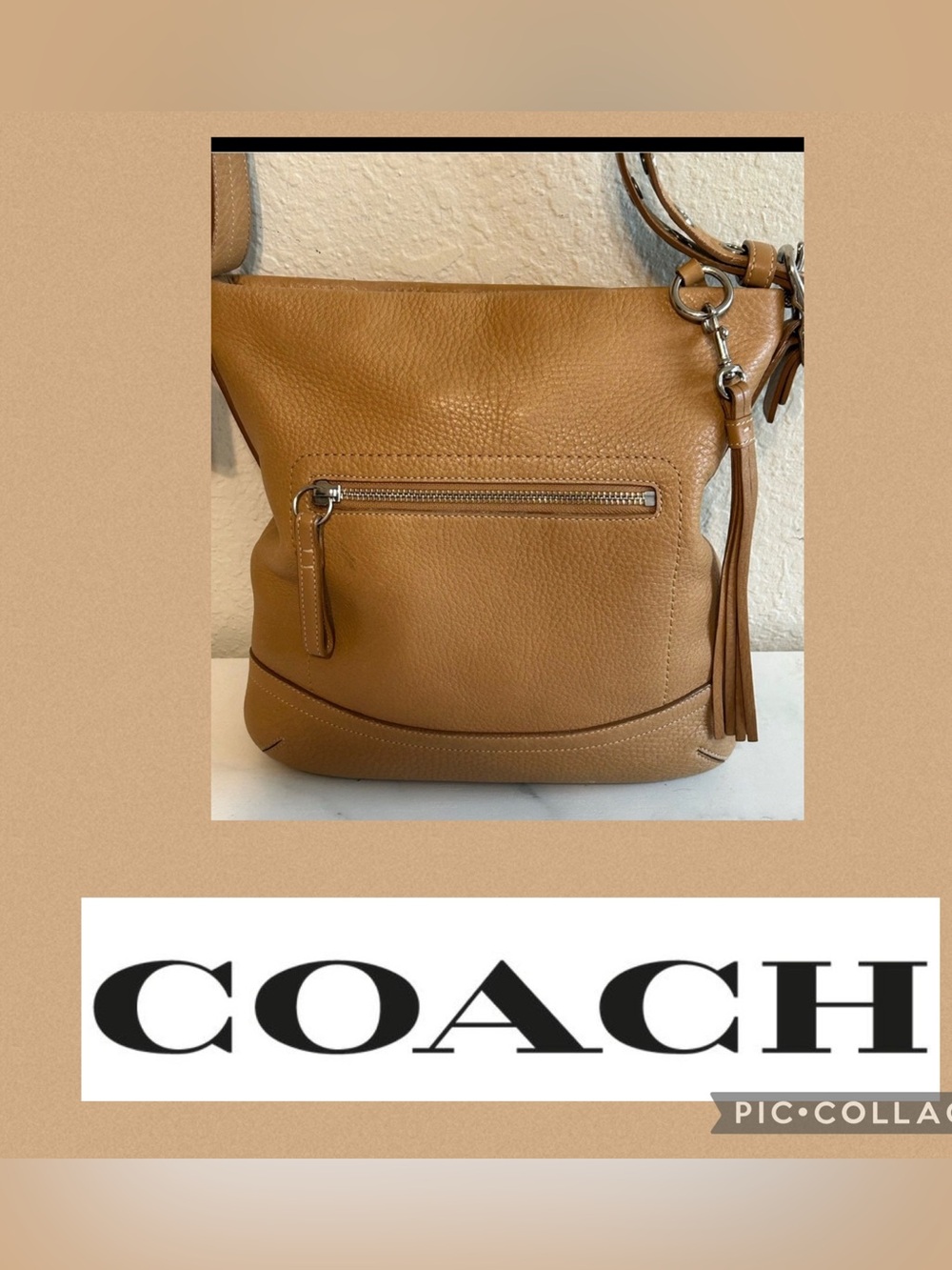 Coach Vintage leather Hobo crossbody-shoulder bag